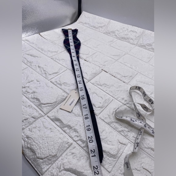 Skinny Tie Madness - Men’s Bow Tie Blue Multicolor SKM2513 - Picture 6 of 8